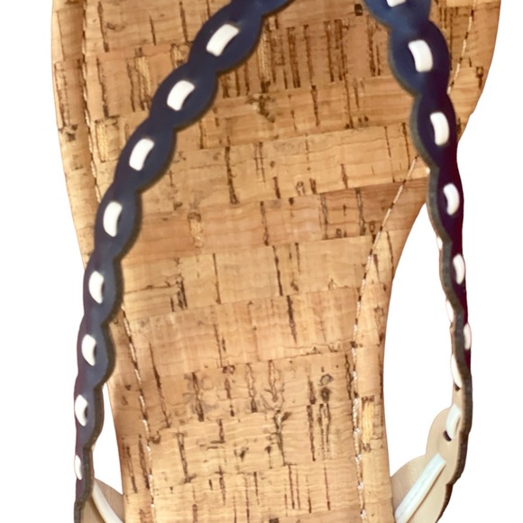 Crown & Ivy Sandals Cork & Leather Sandals, NWT, size 9.5 - Picture 4 of 6